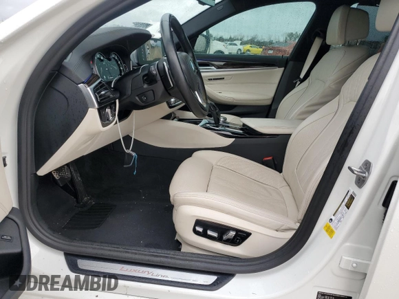 2017 BMW 5 Series 540i with VIN WBAJE5C37HG916165, listed as a Copart auction lot 45088915 with 100,563 mi miles and Salvage Title. Bid and sale history available at carsss.com. Image 7.