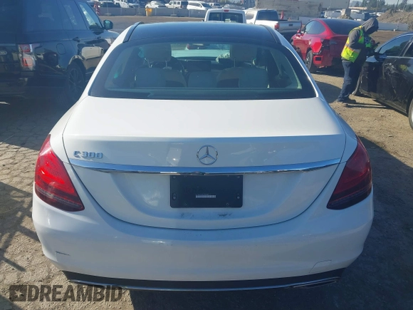 2020 Mercedes-Benz C 300 with VIN W1KWF8DB7LR594871, listed as a IAAI auction lot 41761027 with 28,732 mi miles and . Bid and sale history available at carsss.com. Image 16.