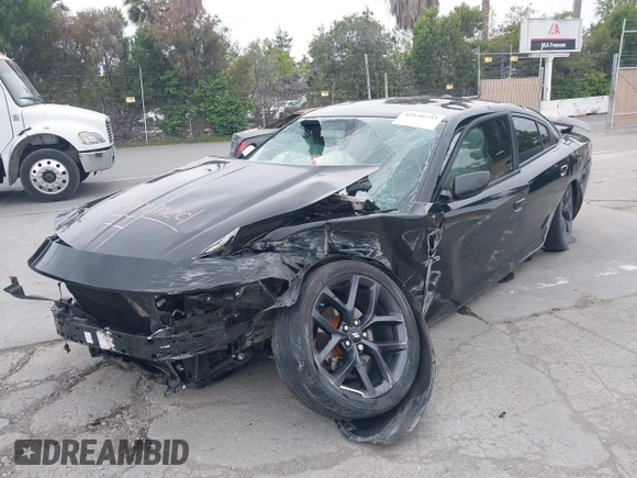 2019 Dodge Charger SXT with VIN 2C3CDXBG6KH681711, listed as a IAAI auction lot 42130733 with 58,050 mi miles. Bid and sale history available at carsss.com. Image 6.