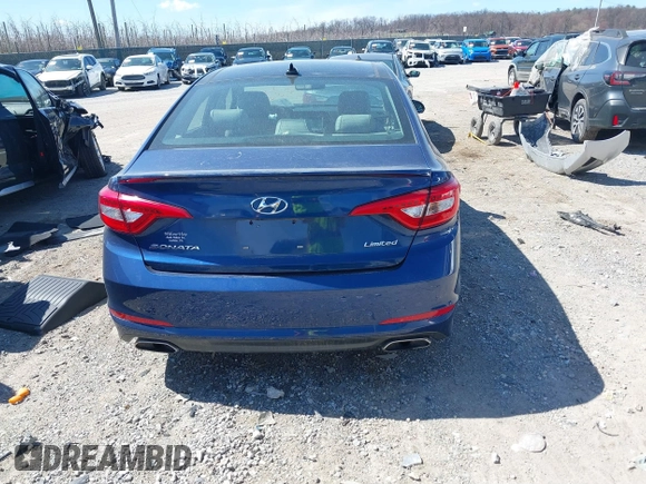 2015 Hyundai Sonata Limited with VIN 5NPE34AF3FH097293, listed as a IAAI auction lot 41811245 with 114,744 mi miles and . Bid and sale history available at carsss.com. Image 16.