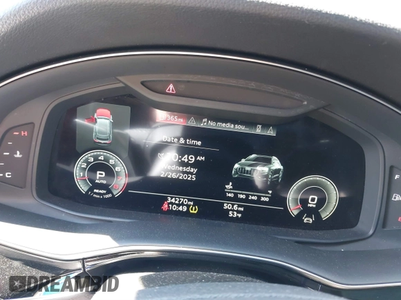 2021 Audi Q8 Premium Plus with VIN WA1EVAF16MD026866, listed as a IAAI auction lot 41555574 with 34,270 mi miles and . Bid and sale history available at DreamBid. Image 7.