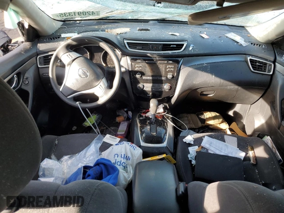 2016 Nissan Rogue SV with VIN KNMAT2MV7GP711922, listed as a Copart auction lot 42091335 with Not Provided miles and Salvage Title. Bid and sale history available at DreamBid. Image 8.