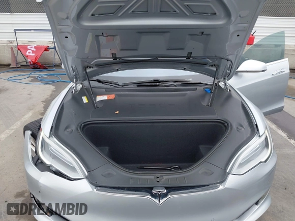 2016 Tesla Model S 90D with VIN 5YJSA1E23GF138925, listed as a IAAI auction lot 42408676 with 48,399 mi miles and . Bid and sale history available at DreamBid. Image 10.