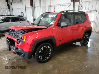 2015 Jeep Renegade Trailhawk with VIN ZACCJBCT0FPB66713, listed as a Copart auction lot 50177745 with 168,324 mi miles and Non Repairable. Bid and sale history available at DreamBid. Image 1.