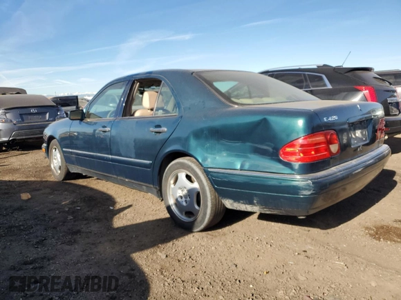 1997 Mercedes-Benz E-Class with VIN WDBJF72F7VA518538, listed as a Copart auction lot 83118824 with 167,288 mi miles and Salvage Title. Bid and sale history available at carsss.com. Image 2.