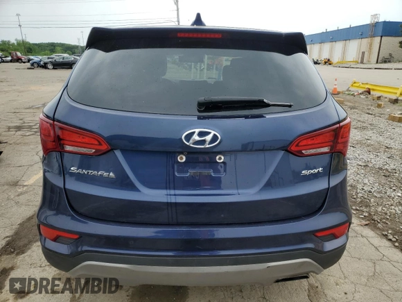 2017 Hyundai Santa Fe 2.4L with VIN 5XYZT3LB1HG496588, listed as a Copart auction lot 60441795 with 136,361 mi miles and Clean title. Bid and sale history available at DreamBid. Image 6.