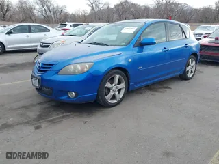 2005 Mazda Mazda3 s with VIN JM1BK143551218515, listed as a IAAI auction lot 41807363 with 229,424 mi miles. Bid and sale history available at carsss.com. Image 17.