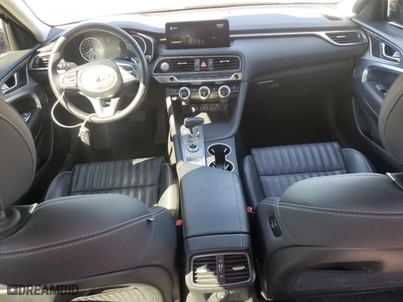 2022 Genesis G70 2.0T with VIN KMTG34TA5NU090183, listed as a Copart auction lot 76463054 with 41,348 mi miles and Salvage Title. Bid and sale history available at carsss.com. Image 8.