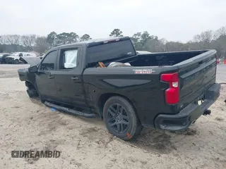 2024 Chevrolet Silverado 1500 Custom Trail Boss with VIN 3GCUDCED1RG202440, listed as a IAAI auction lot 41795793 with 1 mi miles. Bid and sale history available at carsss.com. Image 3.