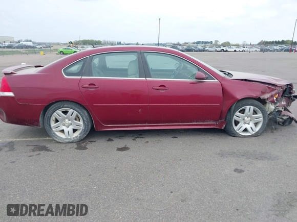 2010 Chevrolet Impala LT with VIN 2G1WB5EK8A1176062, listed as a IAAI auction lot 37045040 with 105,056 mi miles and . Bid and sale history available at DreamBid. Image 13.