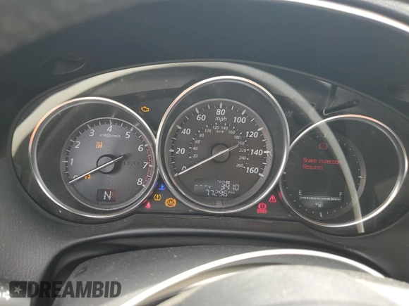 2014 Mazda CX-5 Grand Touring with VIN JM3KE4DY9E0416967, listed as a Copart auction lot 54215285 with 77,296 mi miles and Salvage Title. Bid and sale history available at DreamBid. Image 9.