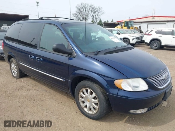 2001 Chrysler Town & Country LXi with VIN 2C4GP54L81R352276, listed as a IAAI auction lot 42059587 with 93,283 mi miles and . Bid and sale history available at DreamBid. Image 1.