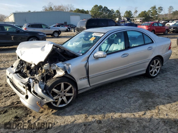 2003 Mercedes-Benz C 230 Kompressor with VIN WDBRF40J13F436118, listed as a Copart auction lot 43245585 with Not Provided miles and Salvage Title. Bid and sale history available at DreamBid. Image 1.