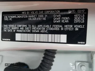 2017 Volvo S60 Dynamic с VIN YV140MTL3H2437239, выставлен на аукционе Copart как лот 47482105 с пробегом 81 827 миль миль и Списание • Salvage title. История ставок и продаж доступна на DreamBid. Изображение 13.