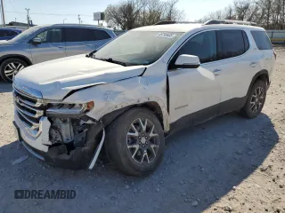 2021 GMC Acadia SLE with VIN 1GKKNRL4XMZ156193, listed as a Copart auction lot 49795605 with 74,736 mi miles and Salvage Title. Bid and sale history available at carsss.com. Image 1.