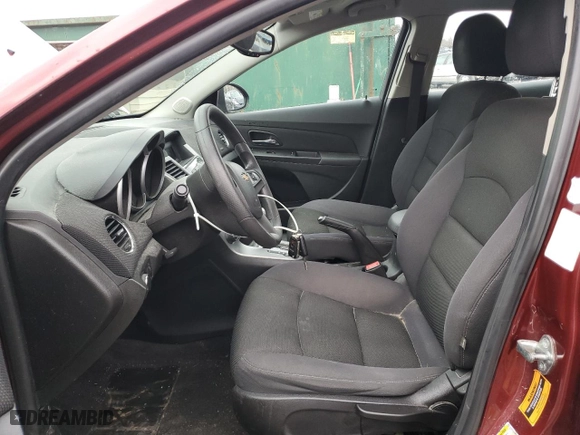 2015 Chevrolet Cruze LT with VIN 1G1PC5SB0F7156713, listed as a Copart auction lot 51674615 with 51,992 mi miles and Salvage Title. Bid and sale history available at carsss.com. Image 7.