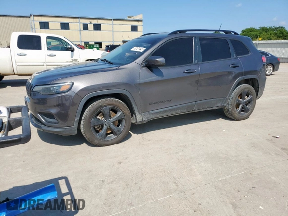 2019 Jeep Cherokee Altitude with VIN 1C4PJLLB8KD448427, listed as a Copart auction lot 58101445 with 173,007 mi miles and Salvage title. Bid and sale history available at DreamBid. Image 1.