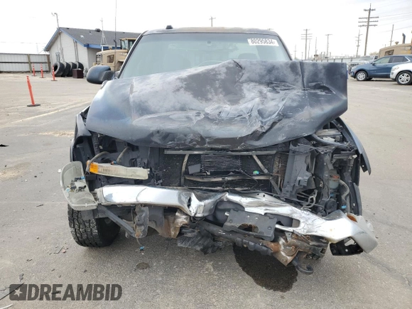 2005 GMC Sierra 2500HD SLT with VIN 1GTHK29U05E307645, listed as a Copart auction lot 80295834 with 151,225 mi miles and Salvage title. Bid and sale history available at DreamBid. Image 5.