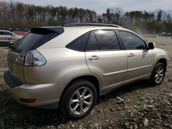 2008 Lexus RX with VIN 2T2HK31U08C092109, listed as a Copart auction lot 49700115 with 247,497 mi miles and Salvage Title. Bid and sale history available at carsss.com. Image 3.
