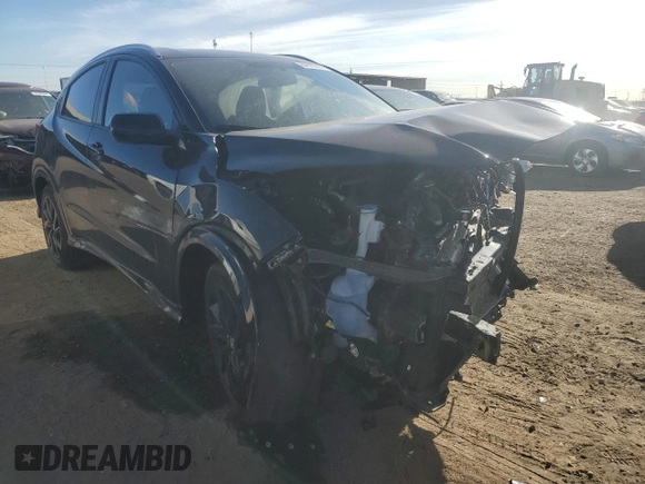 2022 Honda HR-V Sport with VIN 3CZRU6H16NM760184, listed as a Copart auction lot 85917444 with Not Provided miles and Salvage Title. Bid and sale history available at carsss.com. Image 4.