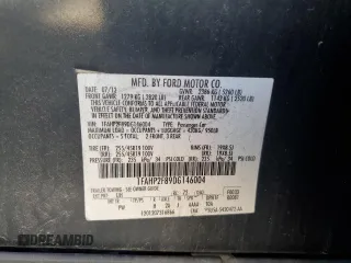 2013 Ford Taurus Limited with VIN 1FAHP2F89DG146004, listed as a Copart auction lot 73048674 with 163,650 mi miles and Salvage Title. Bid and sale history available at DreamBid. Image 12.