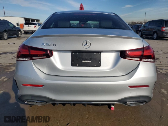 2022 Mercedes-Benz A 220 with VIN W1K3G4EB1NJ328464, listed as a Copart auction lot 88254705 with 40,241 mi miles and Clean Title. Bid and sale history available at DreamBid. Image 6.