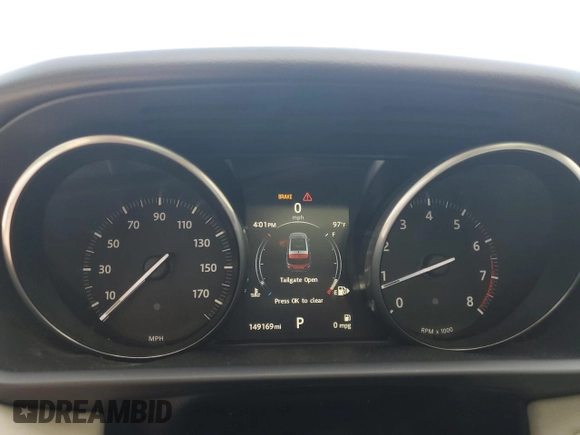 2016 Land Rover Range Rover Sport HSE with VIN SALWR2PF4GA110939, listed as a Copart auction lot 57120335 with 149,169 mi miles and Clean title. Bid and sale history available at DreamBid. Image 9.