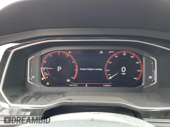 2019 Volkswagen Jetta SEL with VIN 3VWE57BUXKM192217, listed as a Copart auction lot 62532145 with 43,638 mi miles and Salvage title. Bid and sale history available at DreamBid. Image 9.