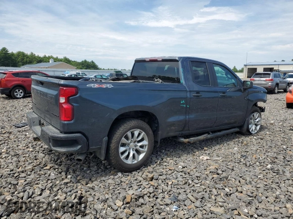2019 Chevrolet Silverado 1500 Custom with VIN 1GCRYBEH1KZ380247, listed as a Copart auction lot 65769894 with 64,332 mi miles and Salvage Title. Bid and sale history available at DreamBid. Image 3.