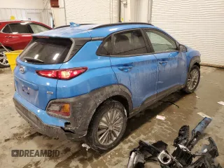 2020 Hyundai Kona SEL Plus with VIN KM8K6CAA0LU513144, listed as a Copart auction lot 45792685 with 32,102 mi miles and Non Repairable. Bid and sale history available at DreamBid. Image 3.