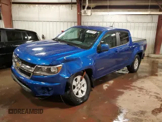 2020 Chevrolet Colorado 4WD Work Truck with VIN 1GCGTBEN9L1215171, listed as a Copart auction lot 46825745 with 44,394 mi miles and Salvage Title. Bid and sale history available at carsss.com. Image 1.