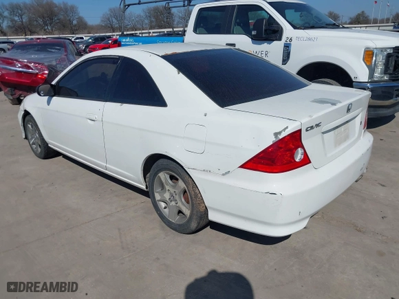 2004 Honda Civic LX with VIN 1HGEM21584L029865, listed as a IAAI auction lot 41488497 with 189,493 mi miles. Bid and sale history available at carsss.com. Image 3.