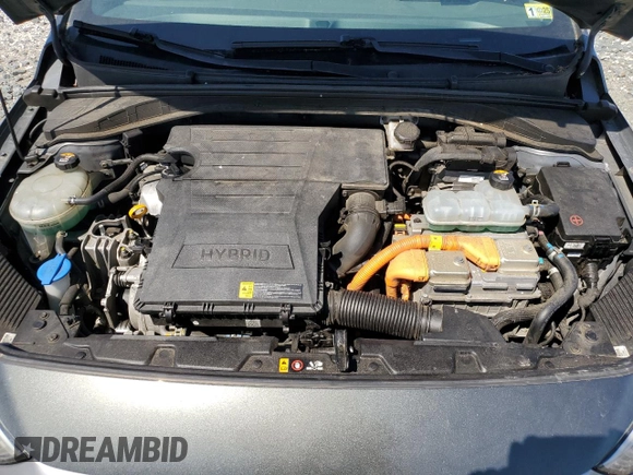 2020 Hyundai Ioniq Blue with VIN KMHC65LC2LU227309, listed as a Copart auction lot 51577645 with 143,542 mi miles and Salvage title. Bid and sale history available at DreamBid. Image 12.