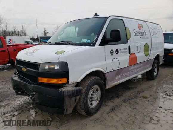 2019 Chevrolet Express Cargo с VIN 1GCWGAFPXK1143678, выставлен на аукционе Copart как лот 88565115 с пробегом 89 352 миль миль и Списание • Salvage title. История ставок и продаж доступна на DreamBid. Изображение 1.