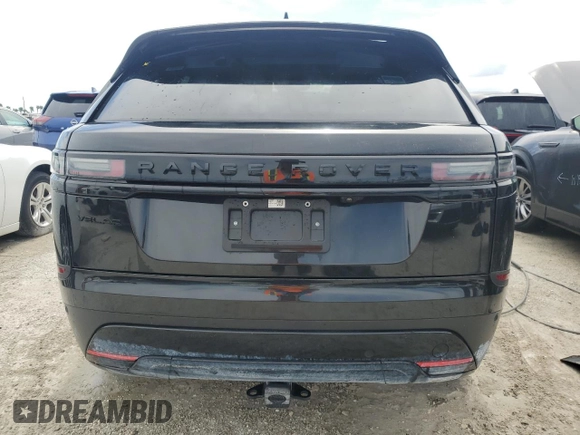 2024 Land Rover Range Rover Velar S with VIN SALYJ2EX4RA385399, listed as a Copart auction lot 75403704 with Not Provided miles and Non Repairable. Bid and sale history available at DreamBid. Image 6.