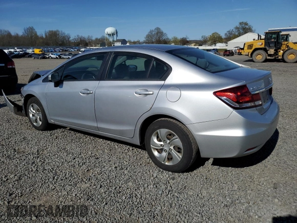 2015 Honda Civic Sedan LX with VIN 19XFB2F51FE280661, listed as a Copart auction lot 53431935 with 175,730 mi miles and Salvage Title. Bid and sale history available at carsss.com. Image 2.