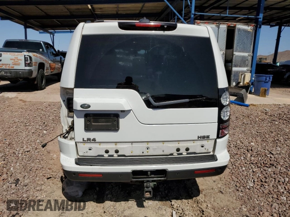 2016 Land Rover LR4 HSE with VIN SALAG2V64GA789744, listed as a Copart auction lot 48533895 with 131,133 mi miles and Salvage title. Bid and sale history available at DreamBid. Image 6.