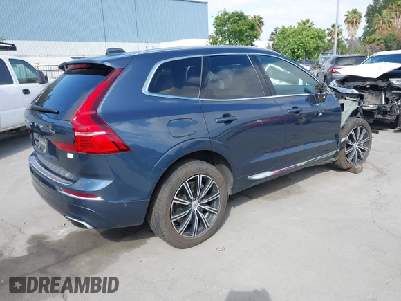 2021 Volvo XC60 Inscription Expression with VIN YV4BR0DL5M1820896, listed as a IAAI auction lot 42207370 with 58,670 mi miles and . Bid and sale history available at DreamBid. Image 4.