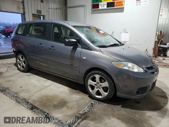 2007 Mazda 5 Sport with VIN JM1CR293070135727, listed as a Copart auction lot 83586414 with 158,792 mi miles and Salvage Title. Bid and sale history available at DreamBid. Image 4.