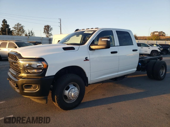 2024 Ram 3500 Tradesman with VIN 3C7WRSCL5RG133172, listed as a Copart auction lot 87965315 with 62,909 mi miles and Salvage Title. Bid and sale history available at carsss.com. Image 1.
