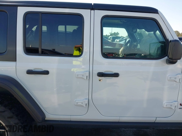 2024 Jeep Wrangler Rubicon with VIN 1C4PJXFG6RW291185, listed as a IAAI auction lot 41773050 with 12,400 mi miles and . Bid and sale history available at DreamBid. Image 13.