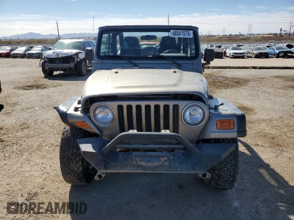2006 Jeep Wrangler Rubicon with VIN 1J4FA69S36P744801, listed as a Copart auction lot 46541575 with 164,347 mi miles and Salvage title. Bid and sale history available at DreamBid. Image 5.