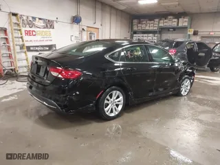2015 Chrysler 200 Limited with VIN 1C3CCCAB9FN503886, listed as a IAAI auction lot 41584971 with 126,206 mi miles. Bid and sale history available at carsss.com. Image 4.