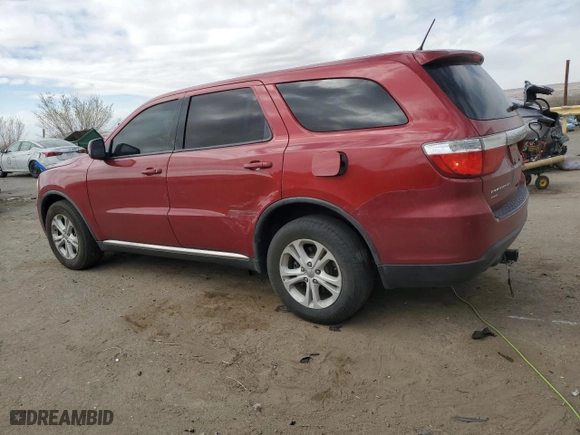 2011 Dodge Durango Express with VIN 1D4RE2GG4BC667553, listed as a Copart auction lot 48150265 with 185,983 mi miles and Salvage Title. Bid and sale history available at carsss.com. Image 2.