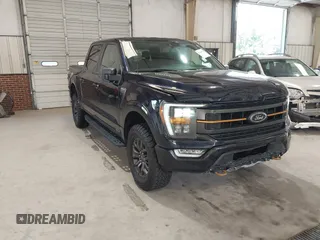 2023 Ford F-150 XL with VIN 1FTFW1E54PFA80722, listed as a IAAI auction lot 42634159 with 127,867 mi miles and . Bid and sale history available at DreamBid. Image 1.