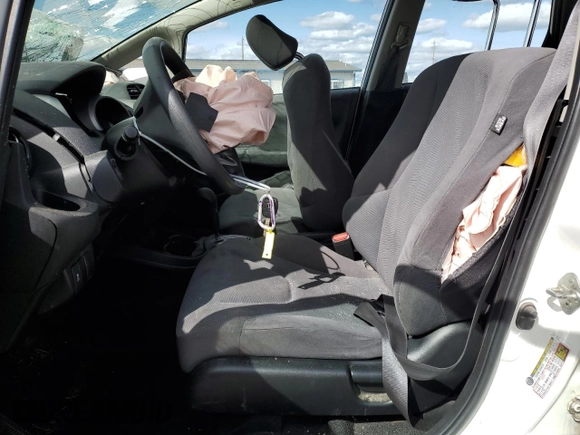 2013 Honda Fit with VIN JHMGE8H36DC045590, listed as a Copart auction lot 52617145 with 0 mi miles and Salvage Title. Bid and sale history available at carsss.com. Image 7.