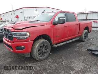 2024 Ram 2500 Laramie with VIN 3C6UR5FJ0RG146306, listed as a IAAI auction lot 41300003 with 28,737 mi miles. Bid and sale history available at carsss.com. Image 17.