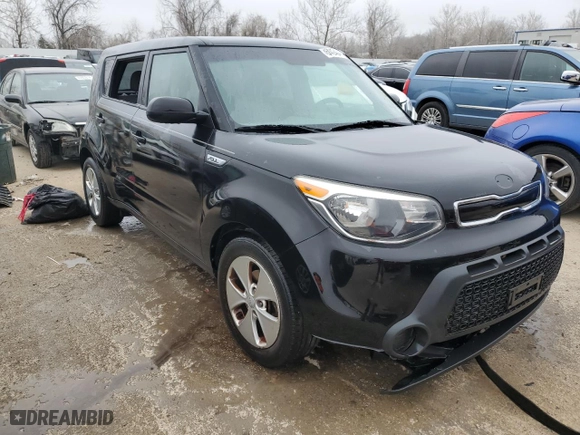 2015 Kia Soul with VIN KNDJN2A26F7205663, listed as a Copart auction lot 45842404 with 218,067 mi miles and Salvage Title. Bid and sale history available at carsss.com. Image 4.