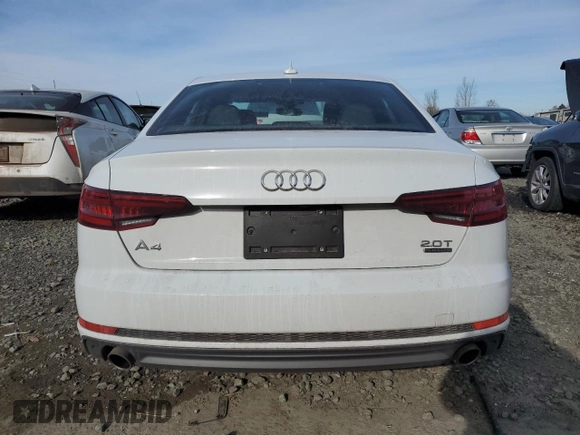 2018 Audi A4 Premium with VIN WAUDNAF48JA022159, listed as a Copart auction lot 44541125 with 78,585 mi miles and Salvage Title. Bid and sale history available at carsss.com. Image 6.
