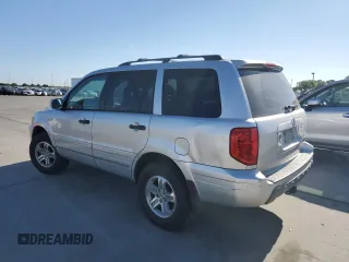 2005 Honda Pilot EX-L z VIN 2HKYF18635H569581, wystawiony jako Copart lot #57295595 z przebiegiem 209 697 mil mil oraz Szkoda całkowita • Salvage title. Historia ofert i sprzedaży dostępna na DreamBid. Obrazek 2.